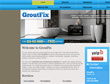 Tablet Screenshot of groutfixwa.com